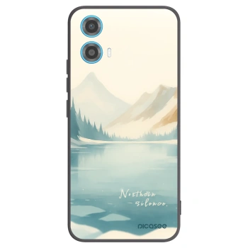 Picasee silikonowe czarne etui na Motorola Moto G34 5G - NOTHERN SILENCE