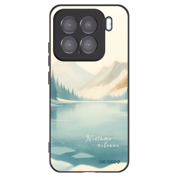 Picasee silikonowe czarne etui na Xiaomi 15 - NOTHERN SILENCE