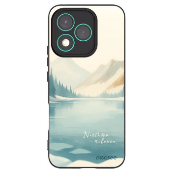 Picasee silikonowe czarne etui na Honor 400 Lite 5G - NOTHERN SILENCE
