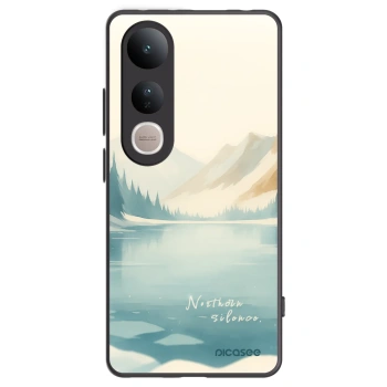 Picasee silikonowe czarne etui na Vivo V50 Lite 5G - NOTHERN SILENCE