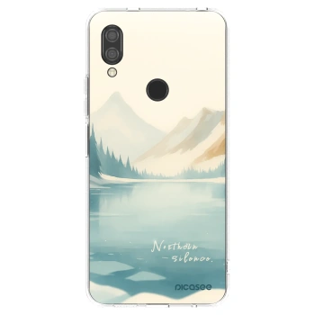 Picasee silikonowe przeźroczyste etui na Xiaomi Redmi 7 - NOTHERN SILENCE