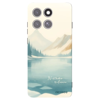 Picasee silikonowe czarne etui na Motorola Edge 60 Pro - NOTHERN SILENCE