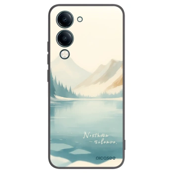 Picasee silikonowe czarne etui na Vivo Y29s 5G - NOTHERN SILENCE