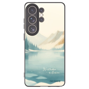 Picasee silikonowe czarne etui na Samsung Galaxy S26 Ultra - NOTHERN SILENCE