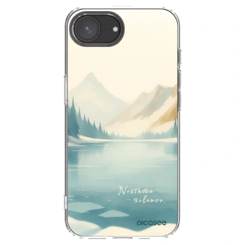 Picasee silikonowe przeźroczyste etui na Apple iPhone 17e - NOTHERN SILENCE