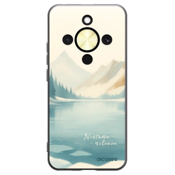 Picasee silikonowe czarne etui na Honor Magic8 Lite 5G - NOTHERN SILENCE