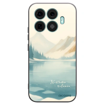 Picasee silikonowe czarne etui na Xiaomi 17T - NOTHERN SILENCE