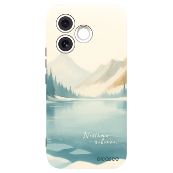 Picasee silikonowe czarne etui na Honor 600 Lite - NOTHERN SILENCE