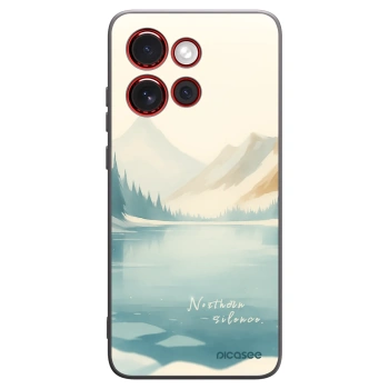 Picasee silikonowe czarne etui na Motorola Edge 60 Neo 5G - NOTHERN SILENCE