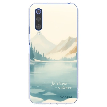 Picasee silikonowe przeźroczyste etui na Xiaomi Mi 9 SE - NOTHERN SILENCE