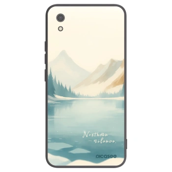 Picasee silikonowe czarne etui na Xiaomi Redmi 7A - NOTHERN SILENCE