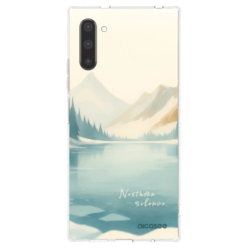 Picasee silikonowe przeźroczyste etui na Samsung Galaxy Note 10 N970F - NOTHERN SILENCE