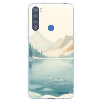 Picasee silikonowe przeźroczyste etui na Xiaomi Redmi Note 8T - NOTHERN SILENCE