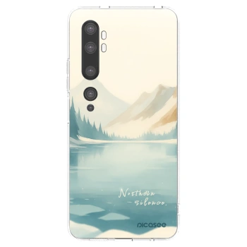 Picasee silikonowe przeźroczyste etui na Xiaomi Mi Note 10 (Pro) - NOTHERN SILENCE