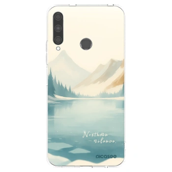 Picasee silikonowe przeźroczyste etui na Huawei P40 Lite E - NOTHERN SILENCE