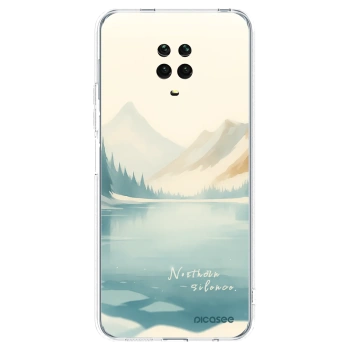 Picasee silikonowe przeźroczyste etui na Xiaomi Redmi Note 9S - NOTHERN SILENCE
