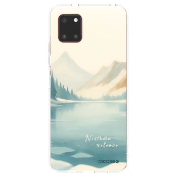 Picasee silikonowe przeźroczyste etui na Samsung Galaxy Note 10 Lite N770F - NOTHERN SILENCE
