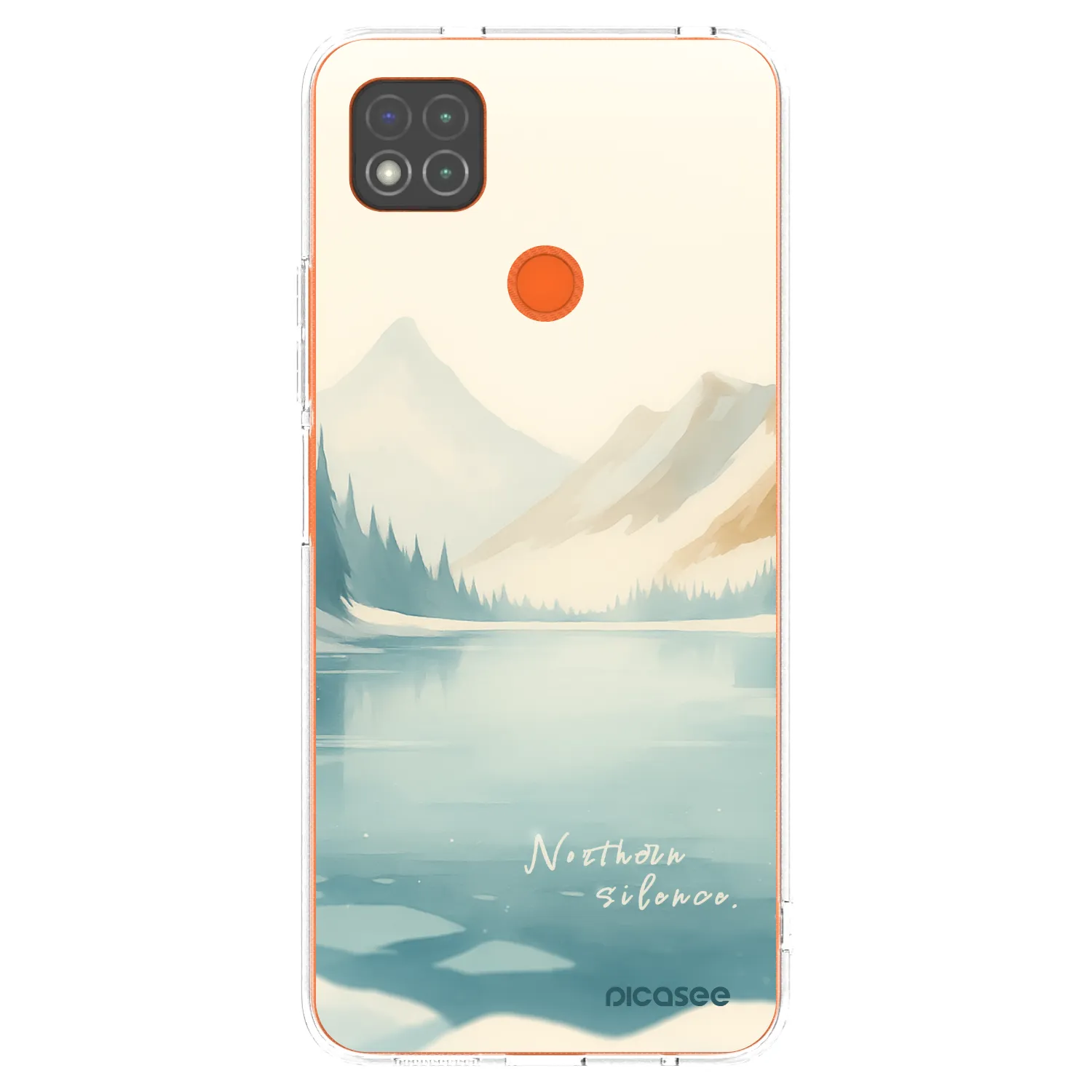 Picasee silikonowe przeźroczyste etui na Xiaomi Redmi 9C - NOTHERN SILENCE