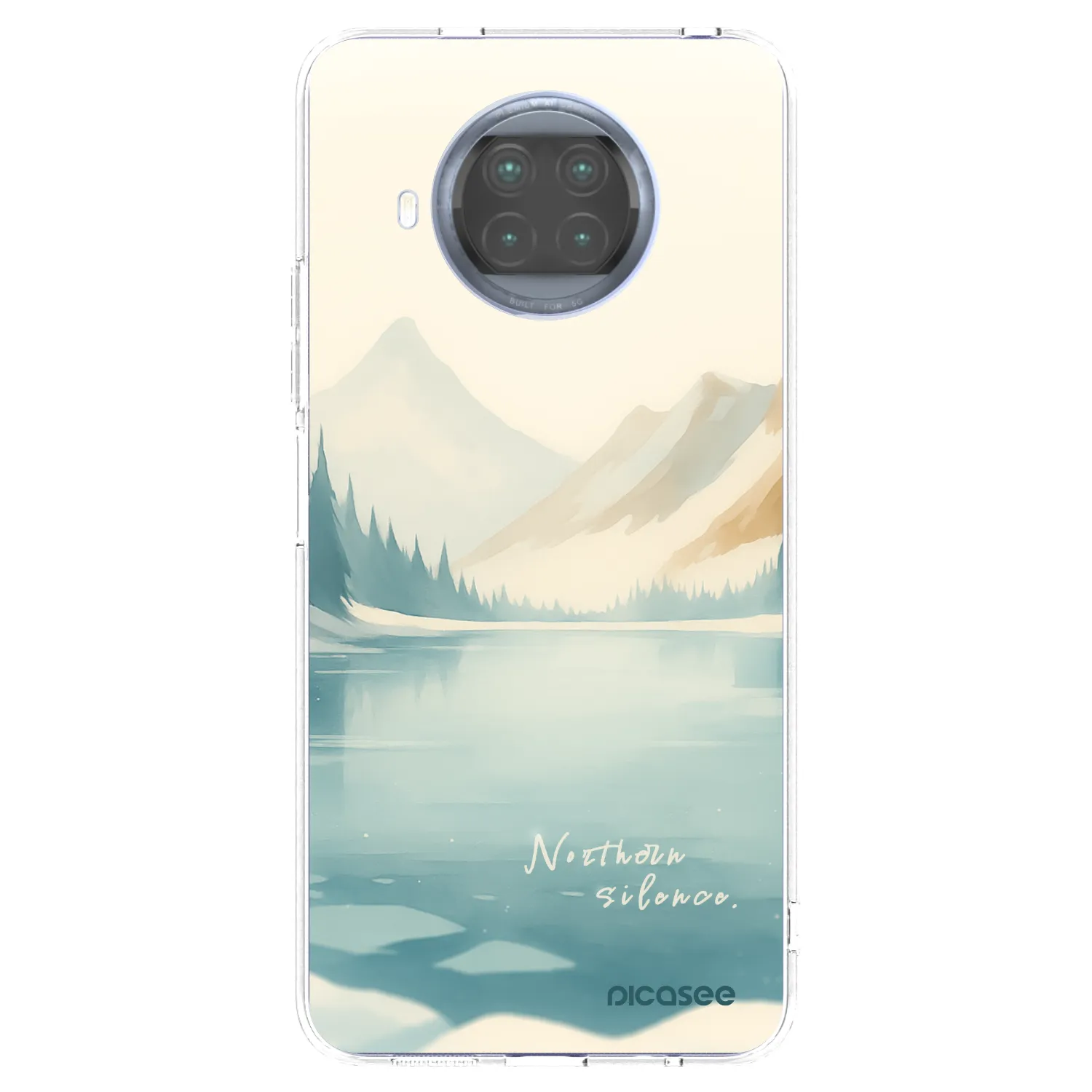 Picasee silikonowe przeźroczyste etui na Xiaomi Mi 10T Lite - NOTHERN SILENCE