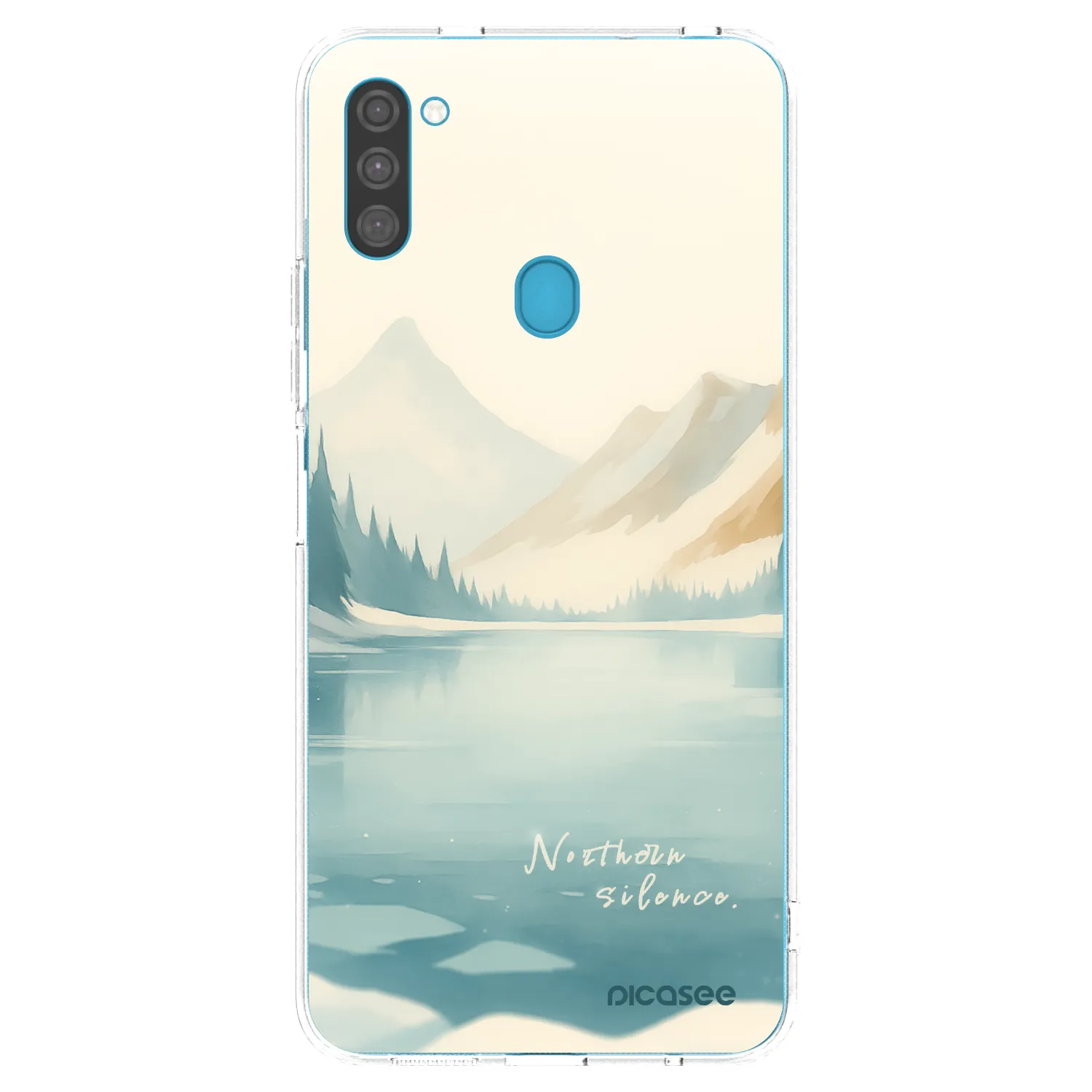Picasee silikonowe przeźroczyste etui na Samsung Galaxy M11 - NOTHERN SILENCE