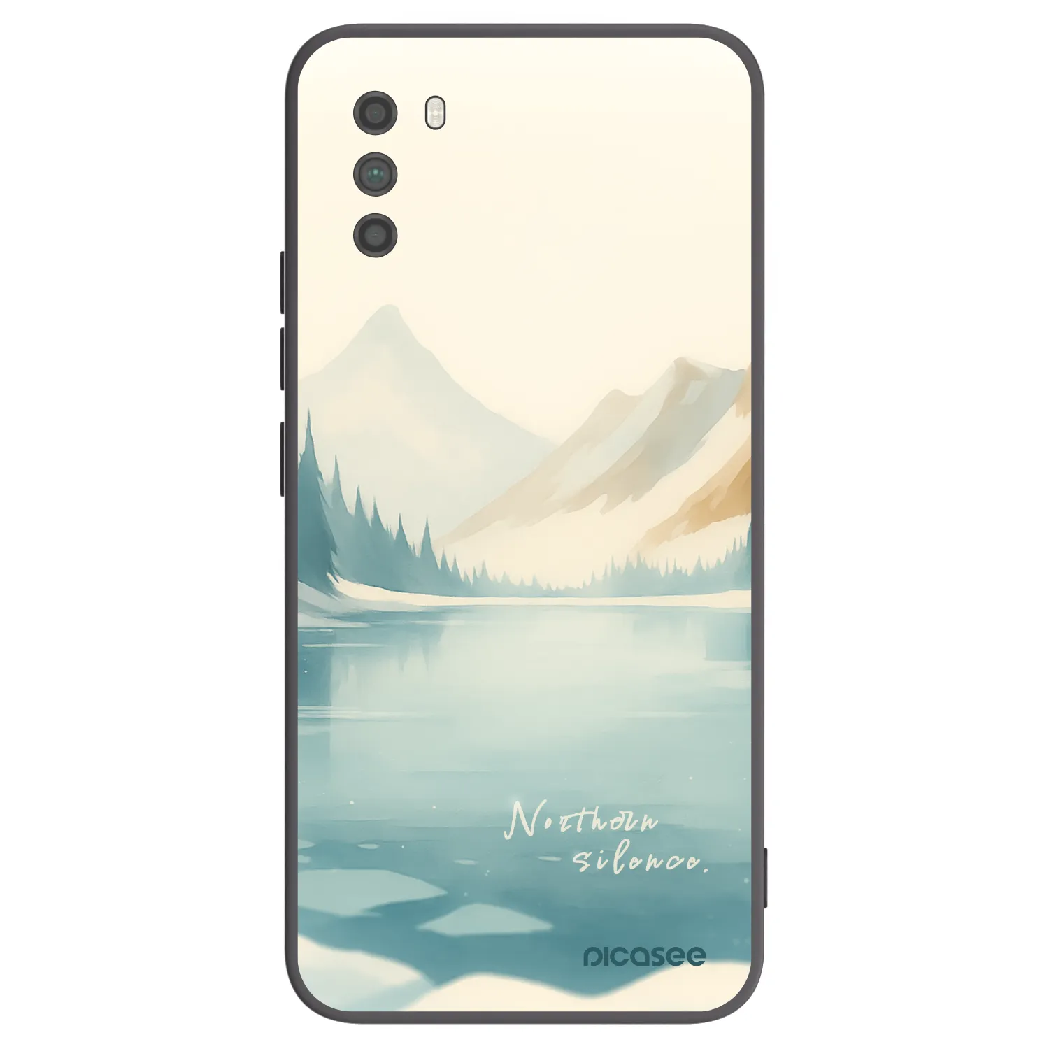 Picasee silikonowe czarne etui na Xiaomi Poco M3 - NOTHERN SILENCE