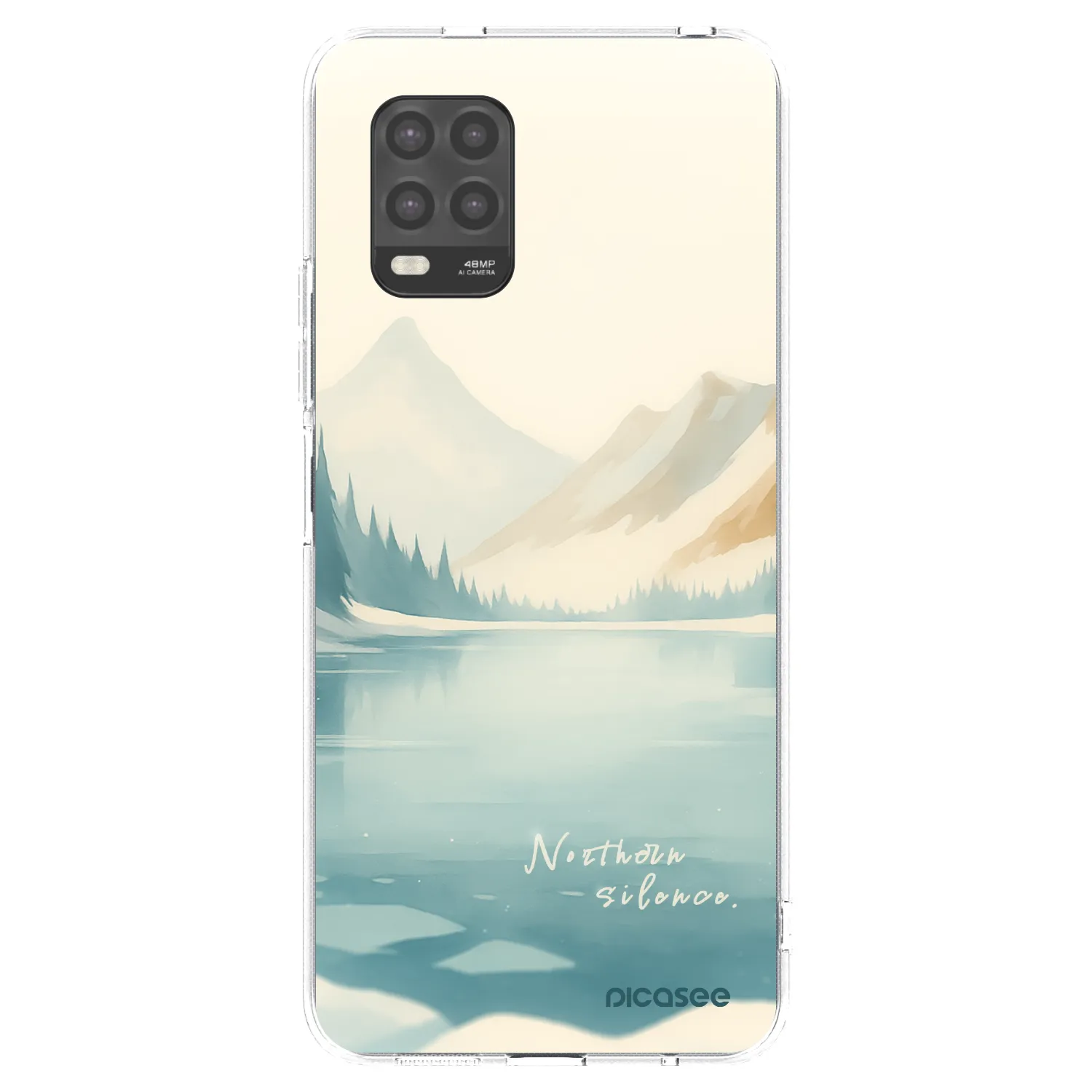 Picasee silikonowe przeźroczyste etui na Xiaomi Mi 10 Lite - NOTHERN SILENCE