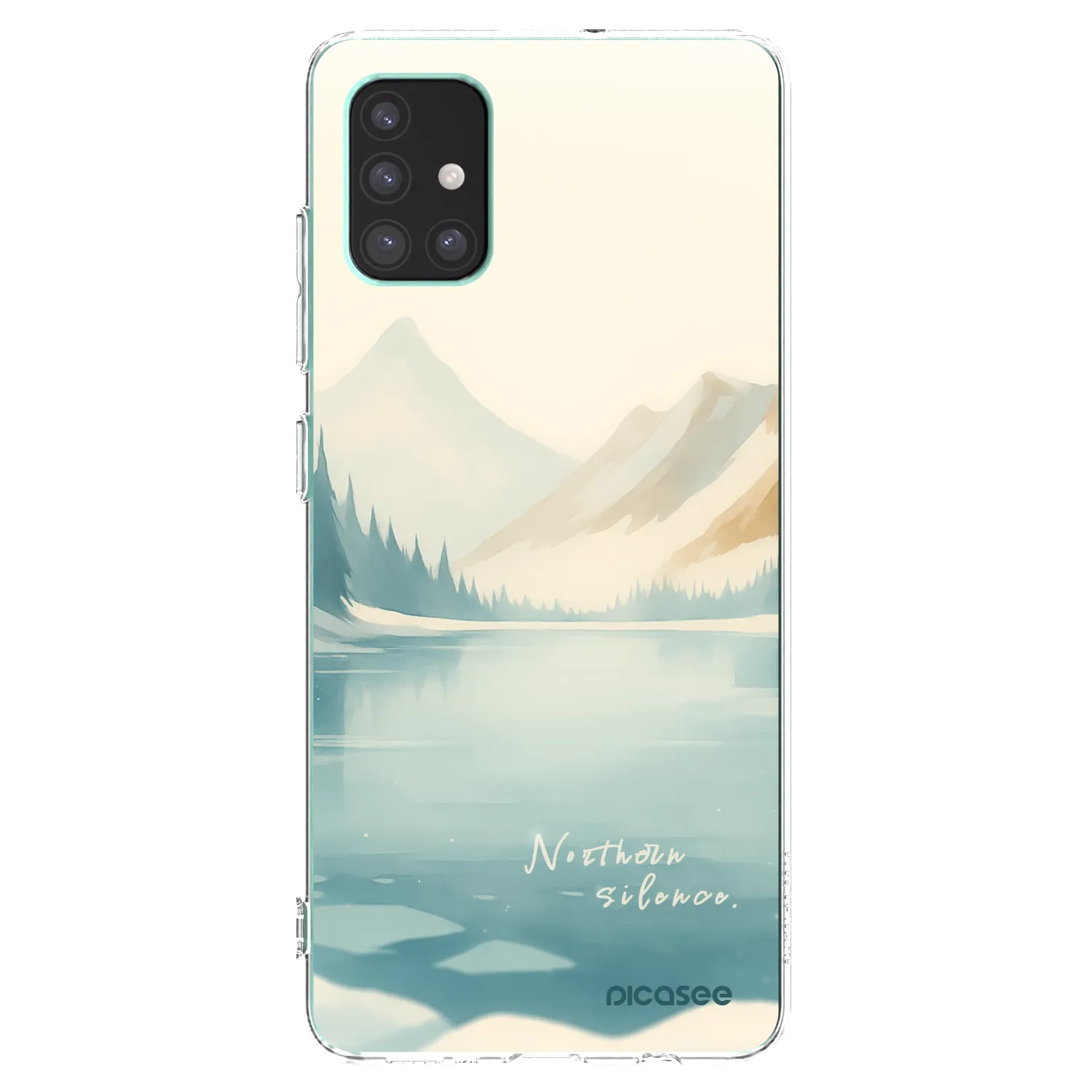 Picasee silikonowe przeźroczyste etui na Samsung Galaxy M51 M515F - NOTHERN SILENCE
