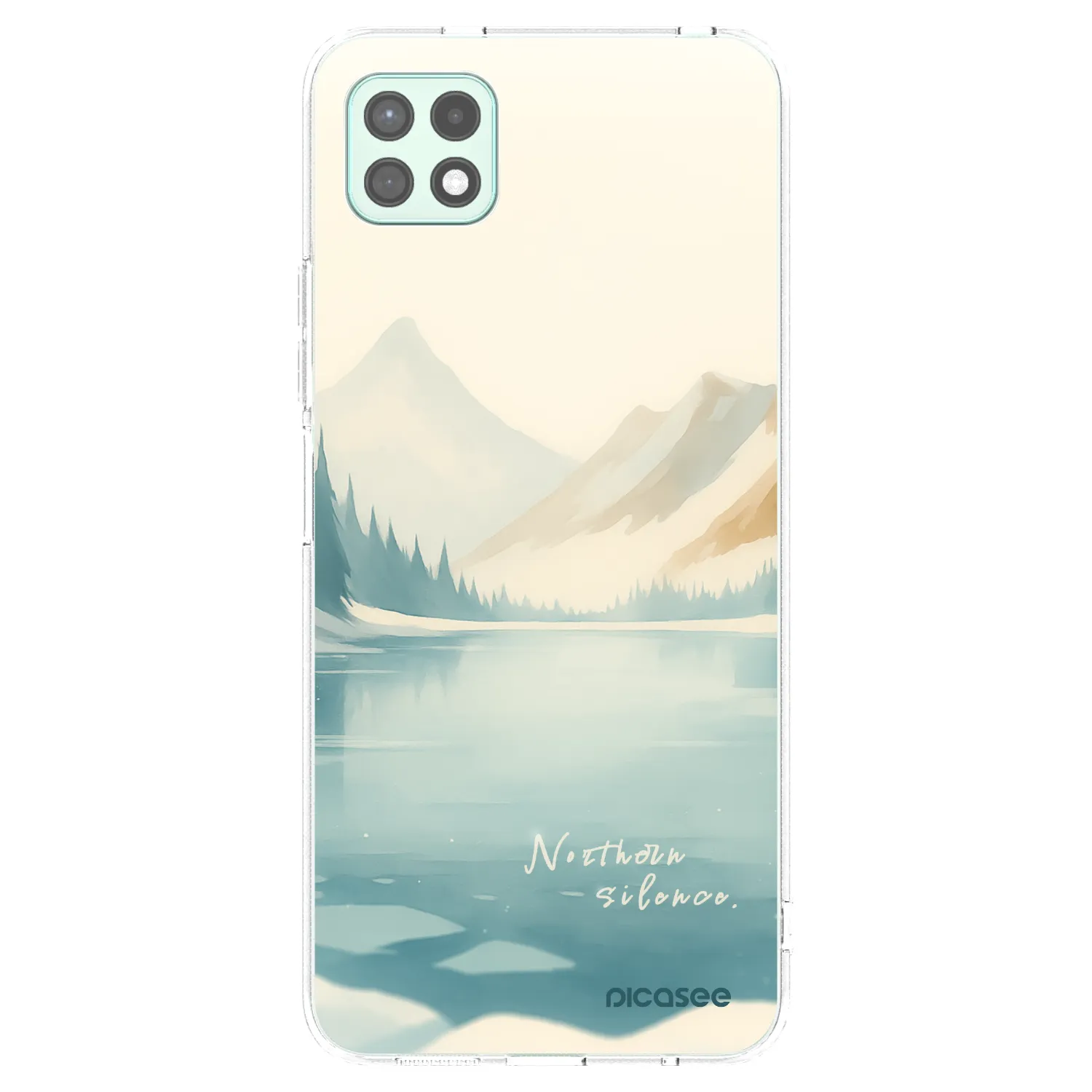 Picasee silikonowe przeźroczyste etui na Samsung Galaxy A22 A226B 5G - NOTHERN SILENCE