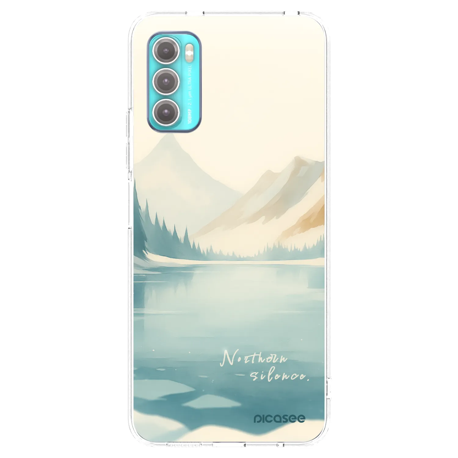 Picasee silikonowe przeźroczyste etui na Motorola Moto G60 - NOTHERN SILENCE