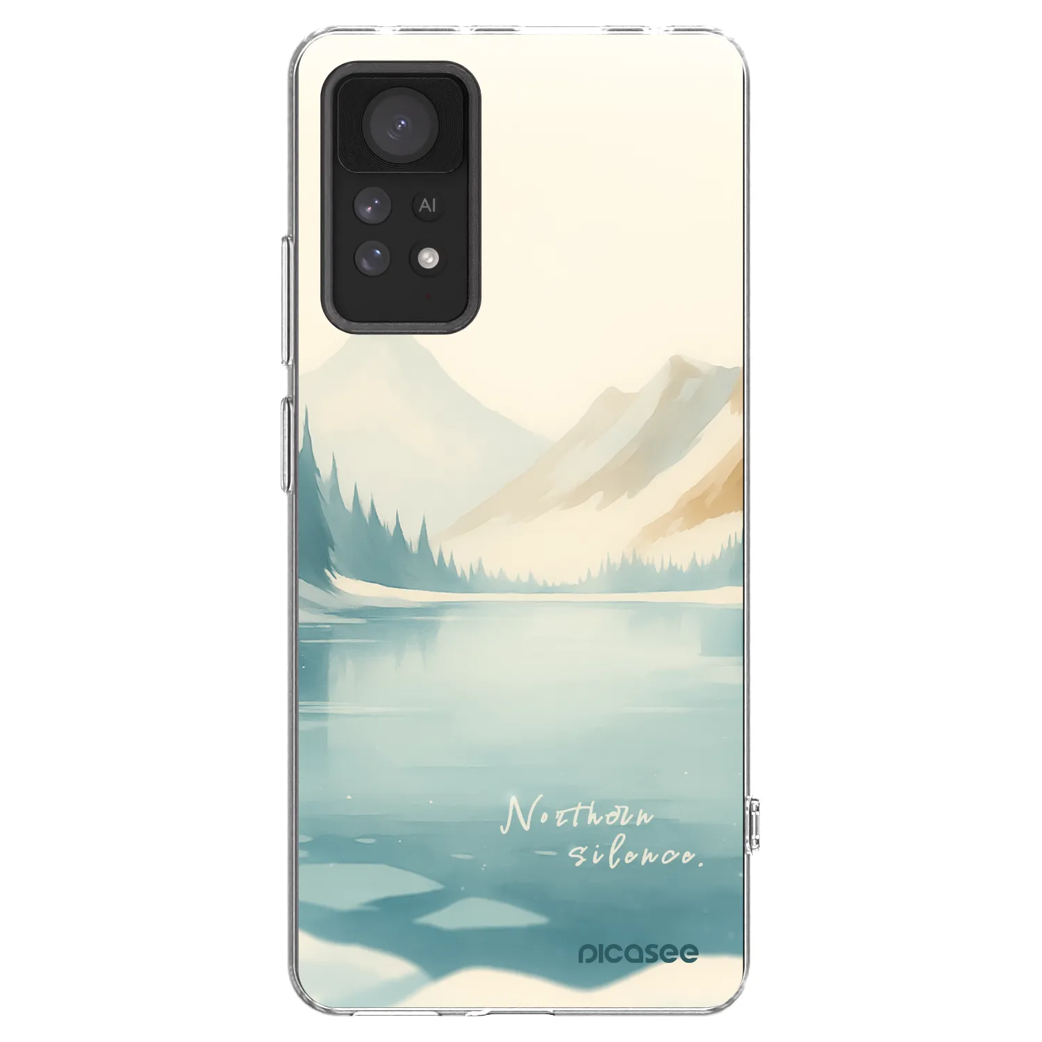 Picasee silikonowe przeźroczyste etui na Xiaomi Redmi Note 11 Pro 5G - NOTHERN SILENCE