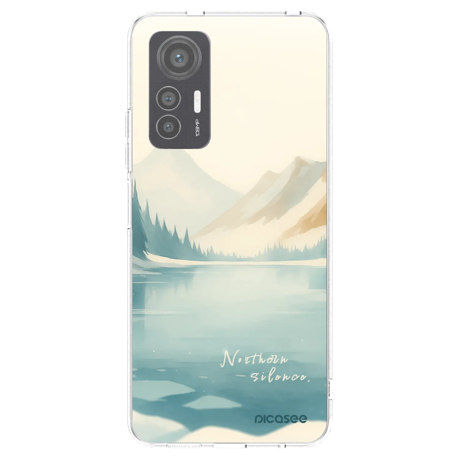 Picasee silikonowe przeźroczyste etui na Xiaomi 12 Lite - NOTHERN SILENCE