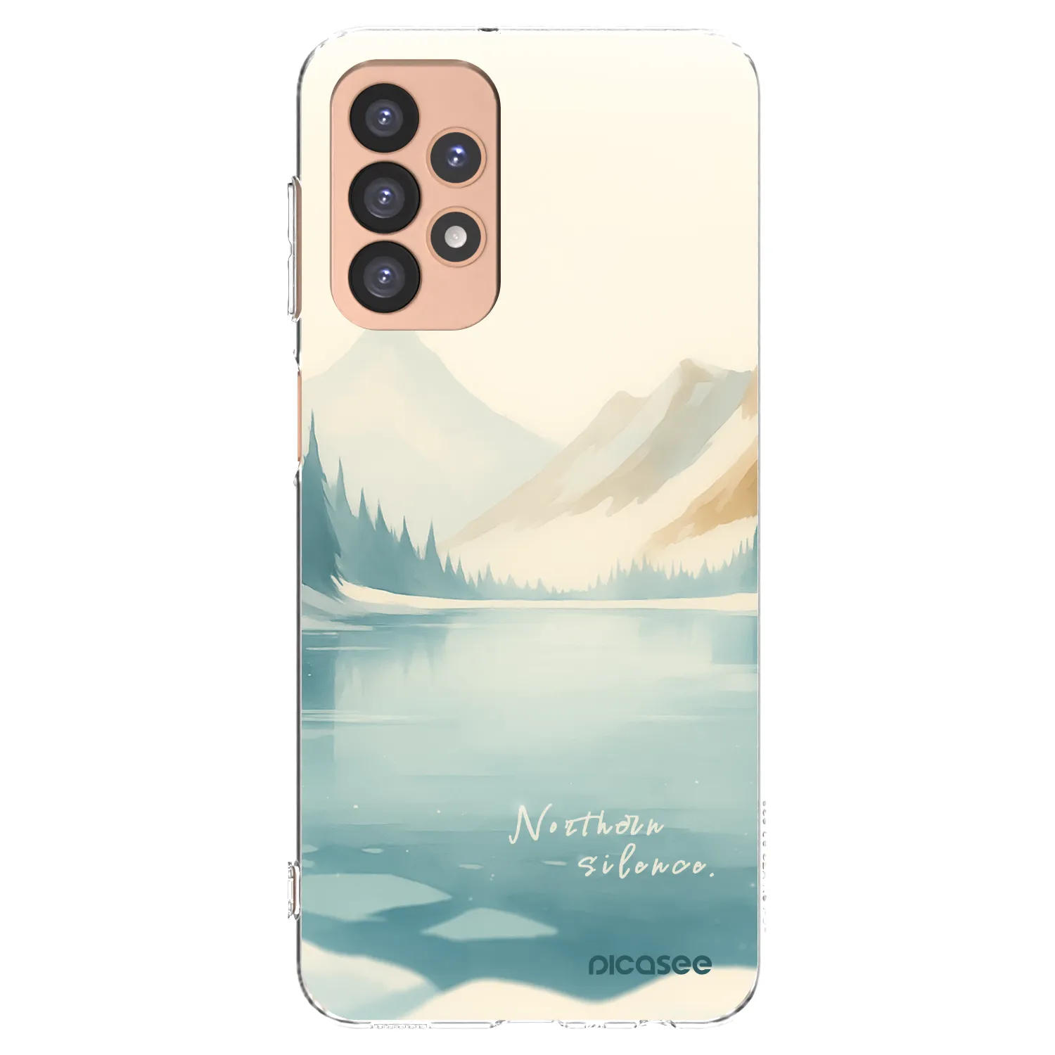 Picasee silikonowe przeźroczyste etui na Samsung Galaxy A23 A236B 5G - NOTHERN SILENCE