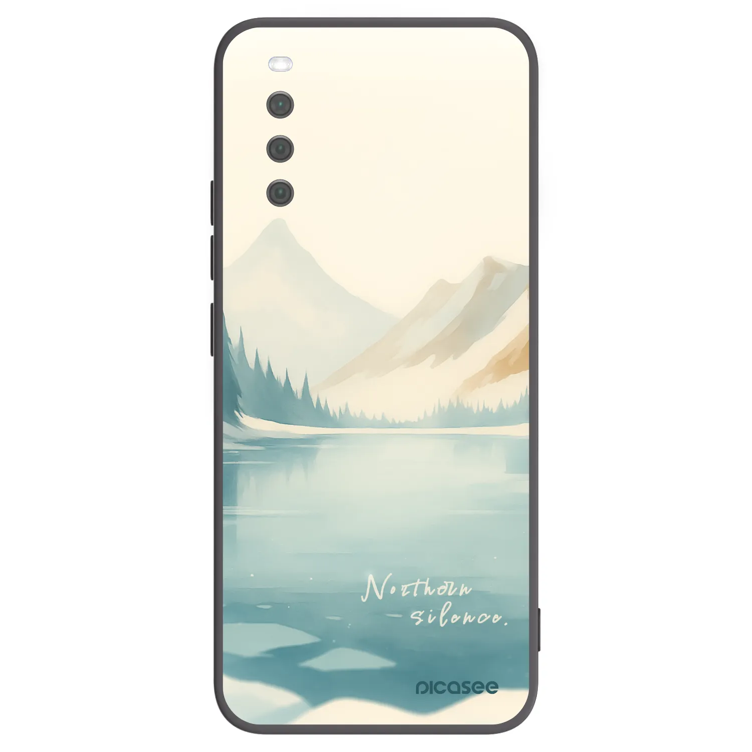 Picasee silikonowe czarne etui na Sony Xperia 10 III - NOTHERN SILENCE