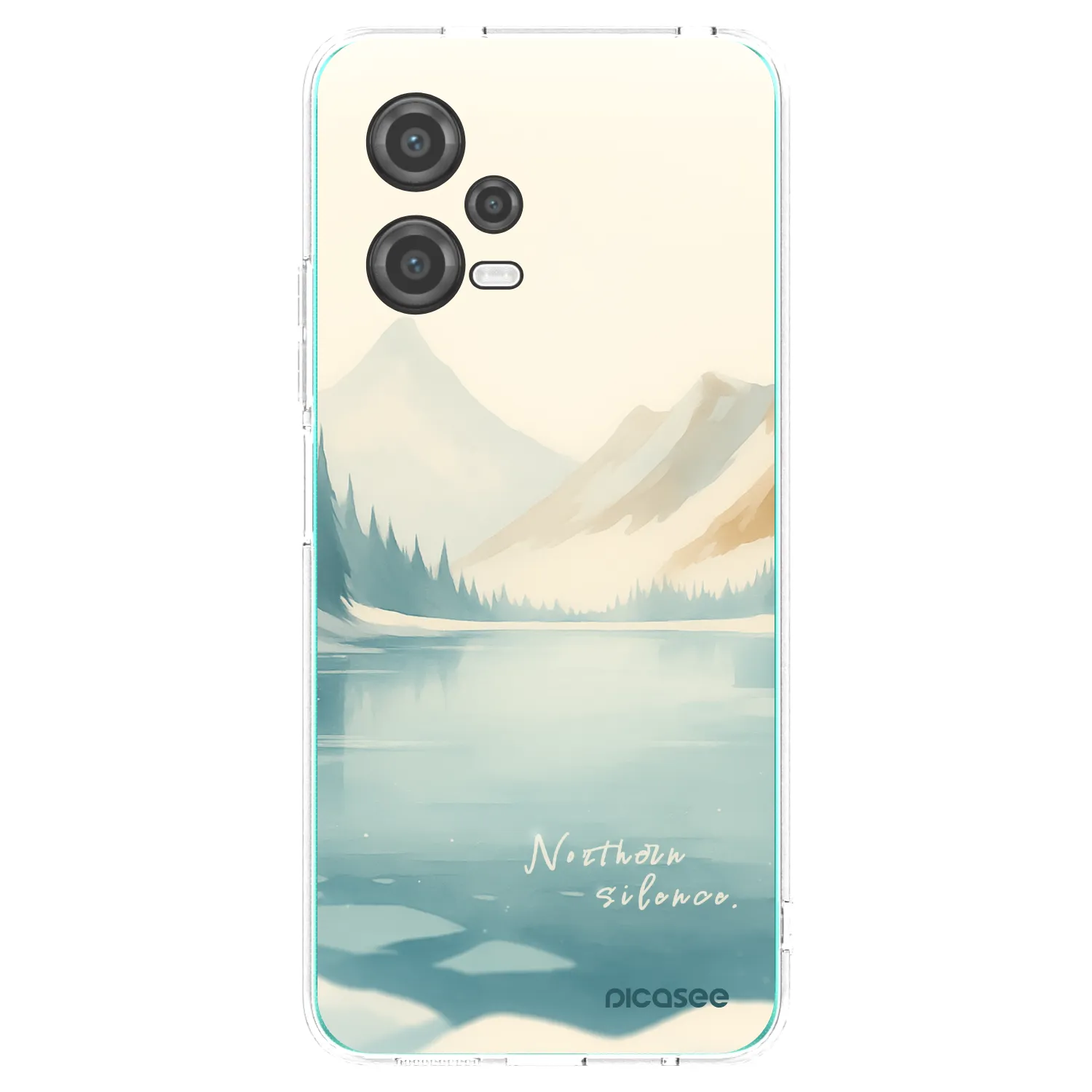 Picasee silikonowe przeźroczyste etui na Xiaomi Poco X5 - NOTHERN SILENCE
