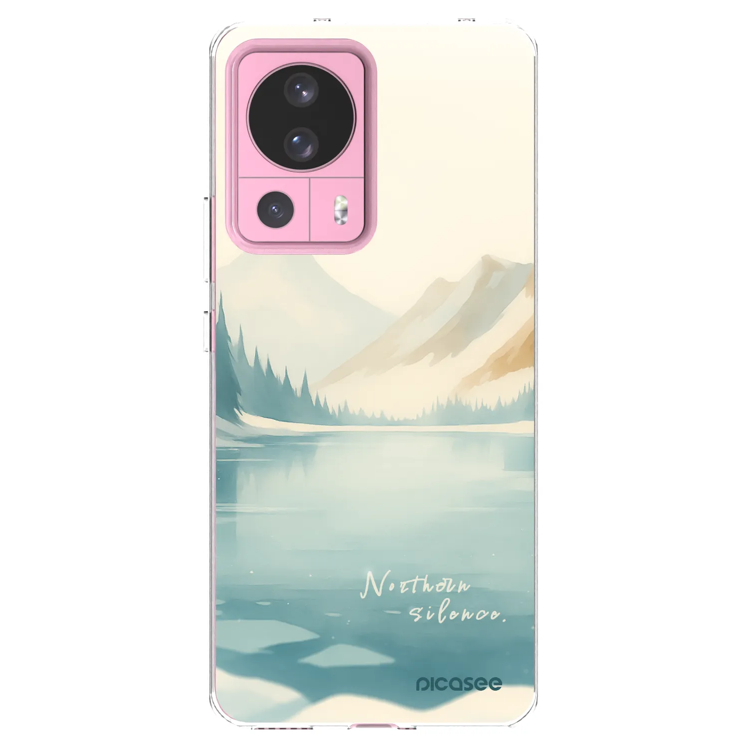 Picasee silikonowe przeźroczyste etui na Xiaomi 13 Lite - NOTHERN SILENCE