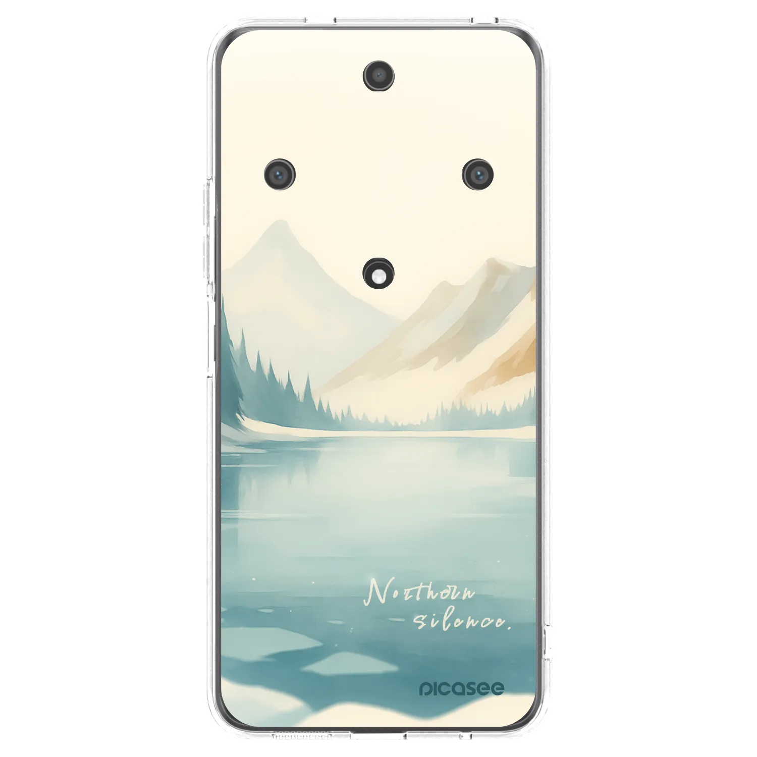 Picasee silikonowe przeźroczyste etui na Honor Magic5 Lite 5G - NOTHERN SILENCE