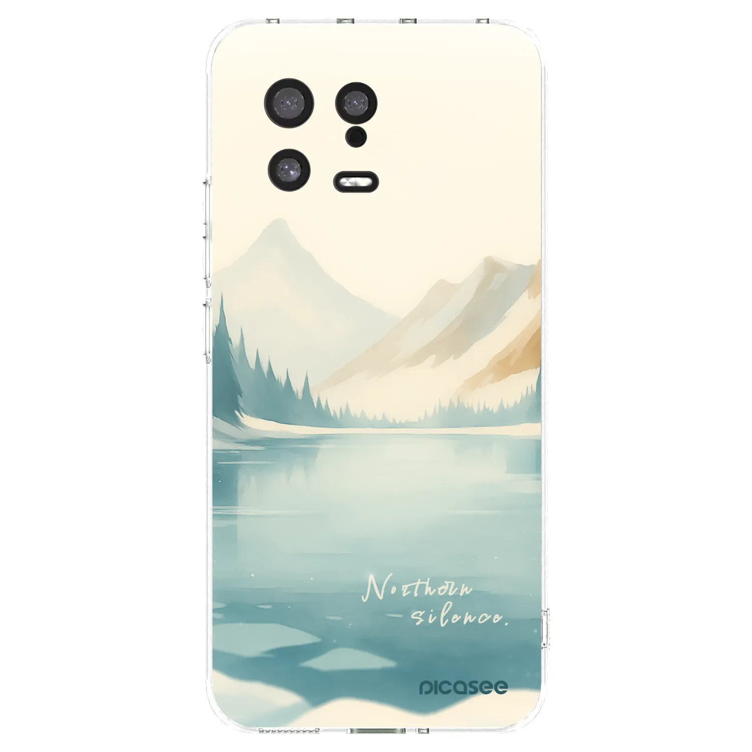 Picasee silikonowe przeźroczyste etui na Xiaomi 13 - NOTHERN SILENCE