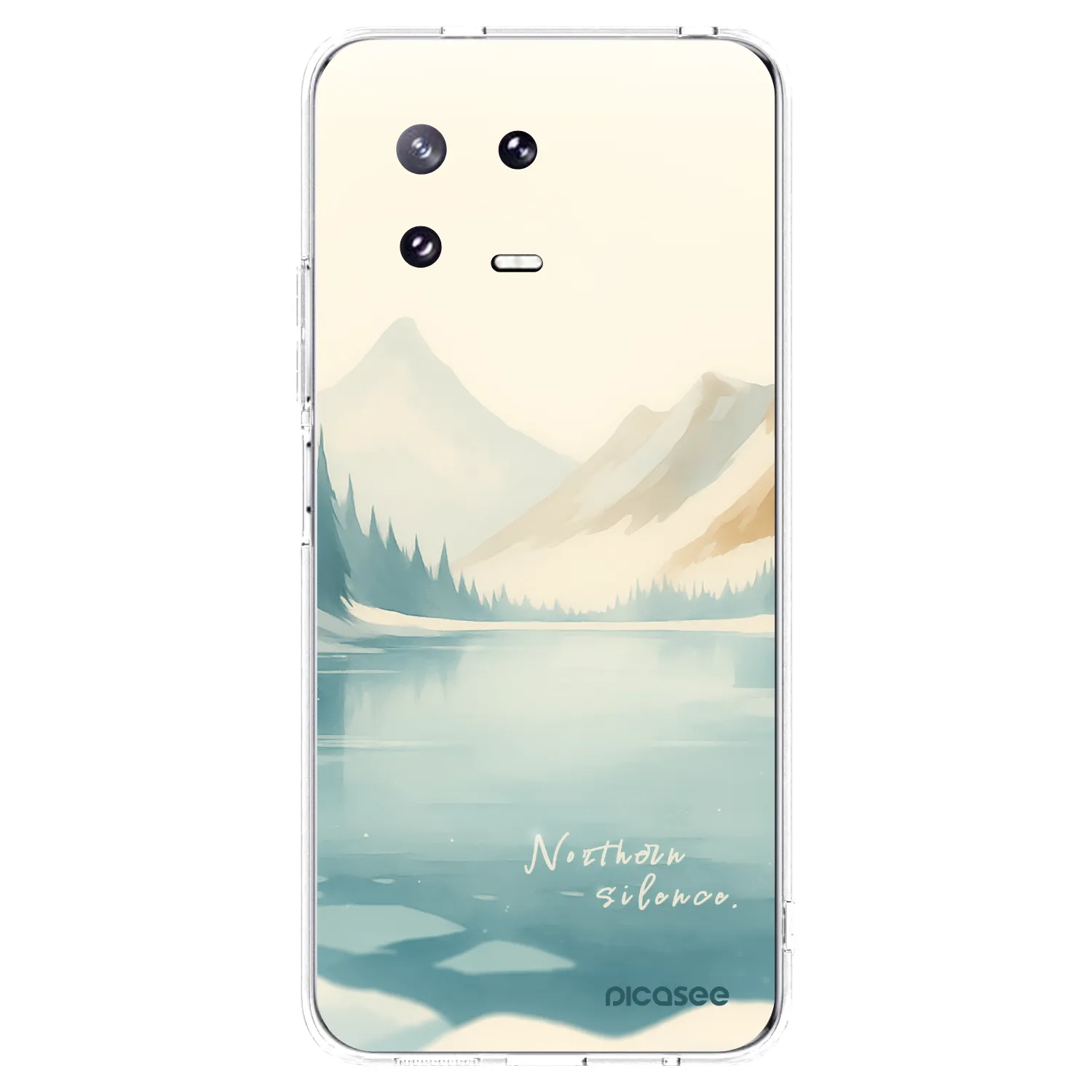 Picasee silikonowe przeźroczyste etui na Xiaomi 13 Pro - NOTHERN SILENCE