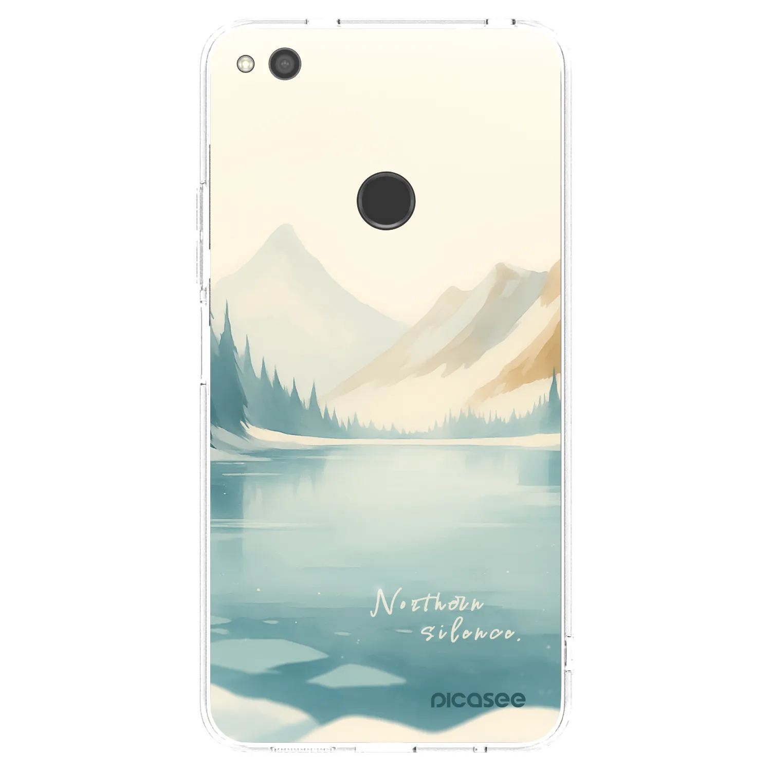 Picasee silikonowe przeźroczyste etui na Huawei P9 Lite 2017 - NOTHERN SILENCE