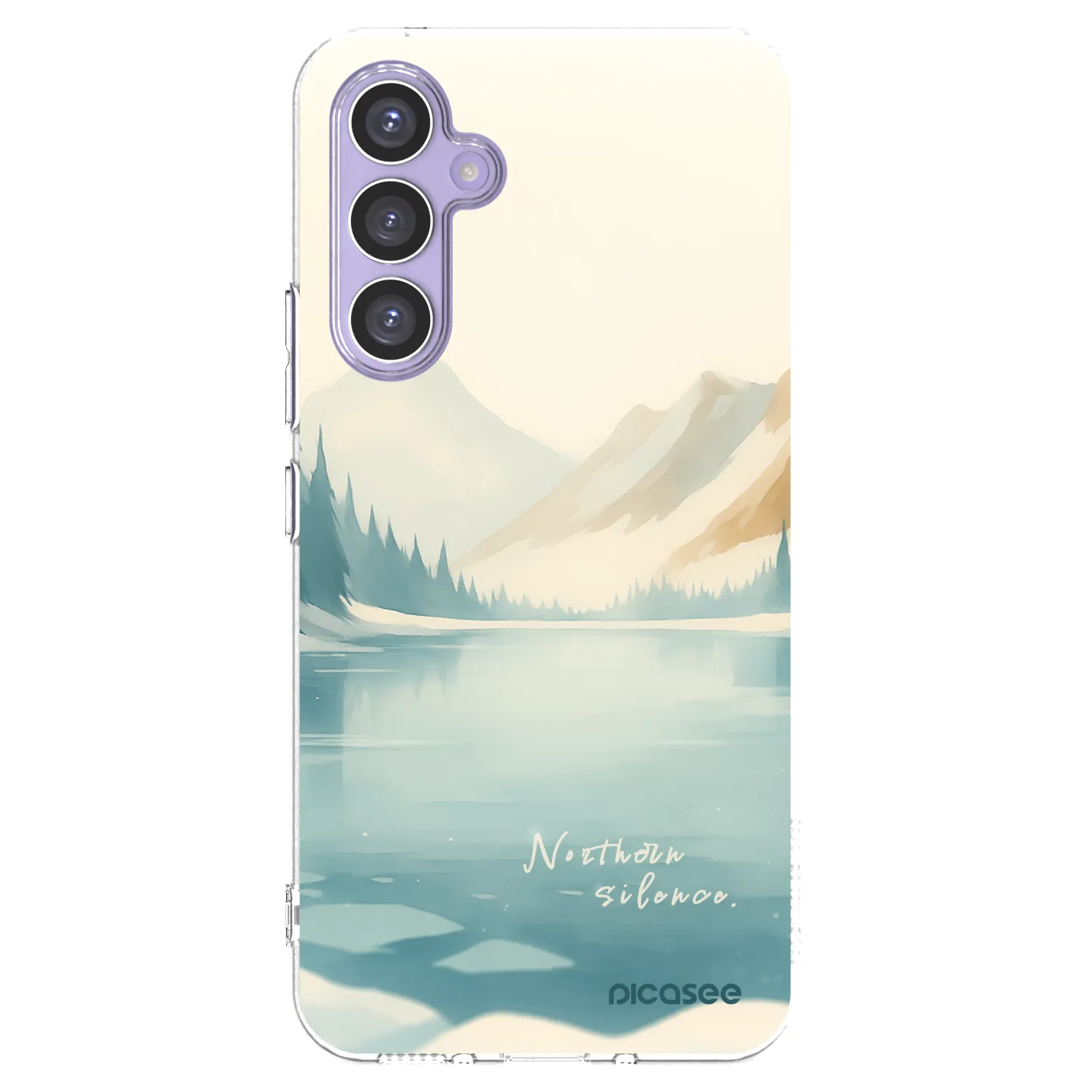 Picasee silikonowe przeźroczyste etui na Samsung Galaxy A54 5G A546B - NOTHERN SILENCE