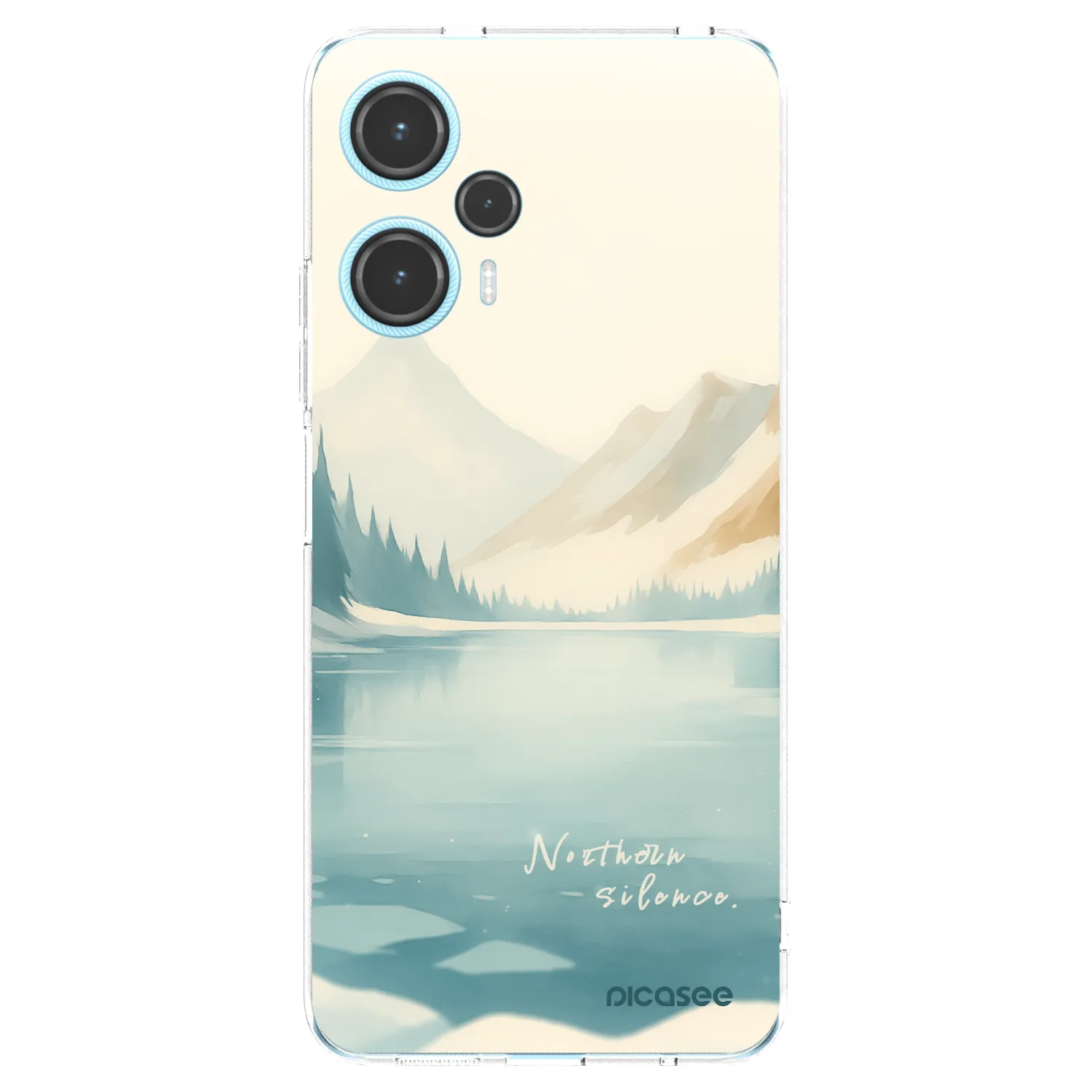 Picasee silikonowe przeźroczyste etui na Xiaomi Poco F5 - NOTHERN SILENCE