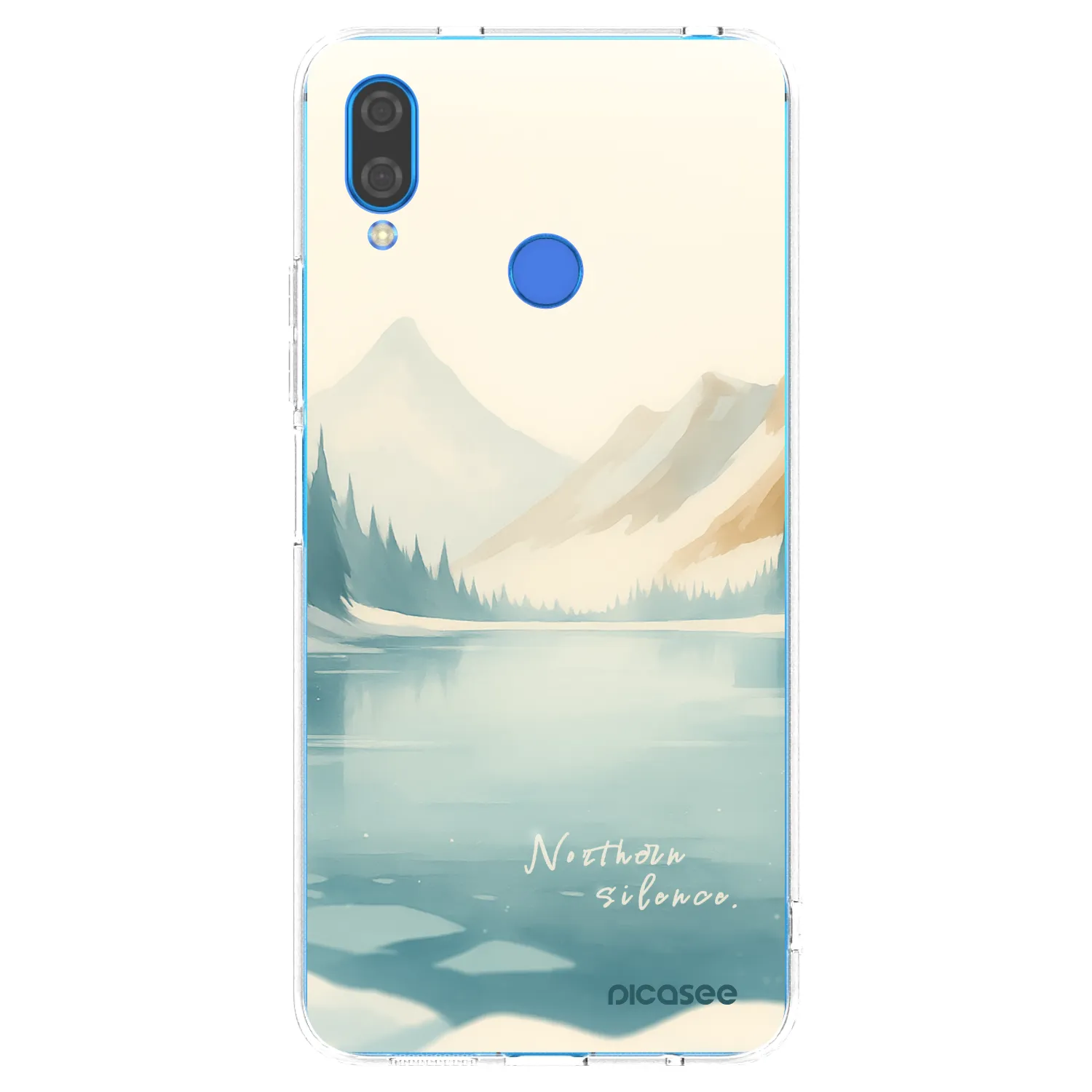 Picasee silikonowe przeźroczyste etui na Huawei Nova 3i - NOTHERN SILENCE