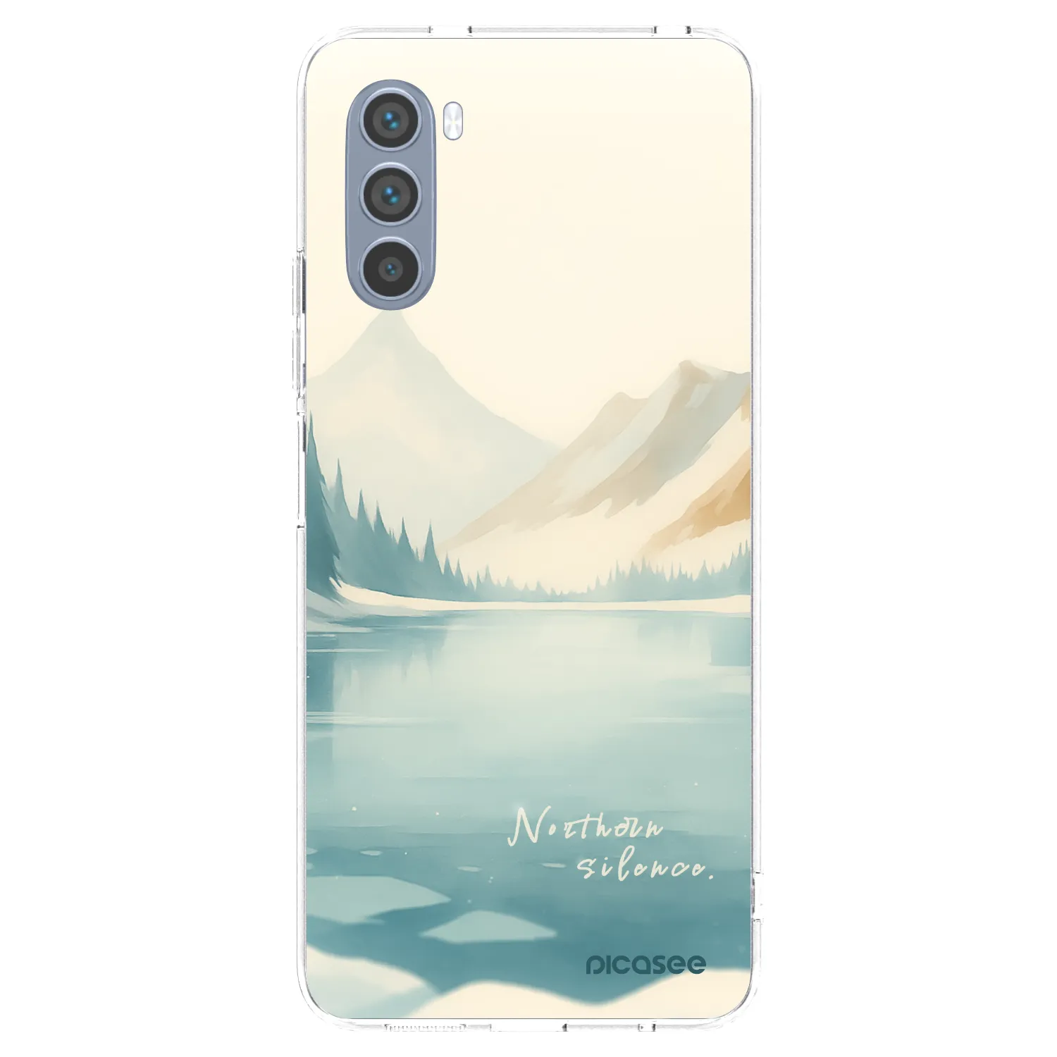 Picasee silikonowe przeźroczyste etui na Motorola Moto G62 - NOTHERN SILENCE