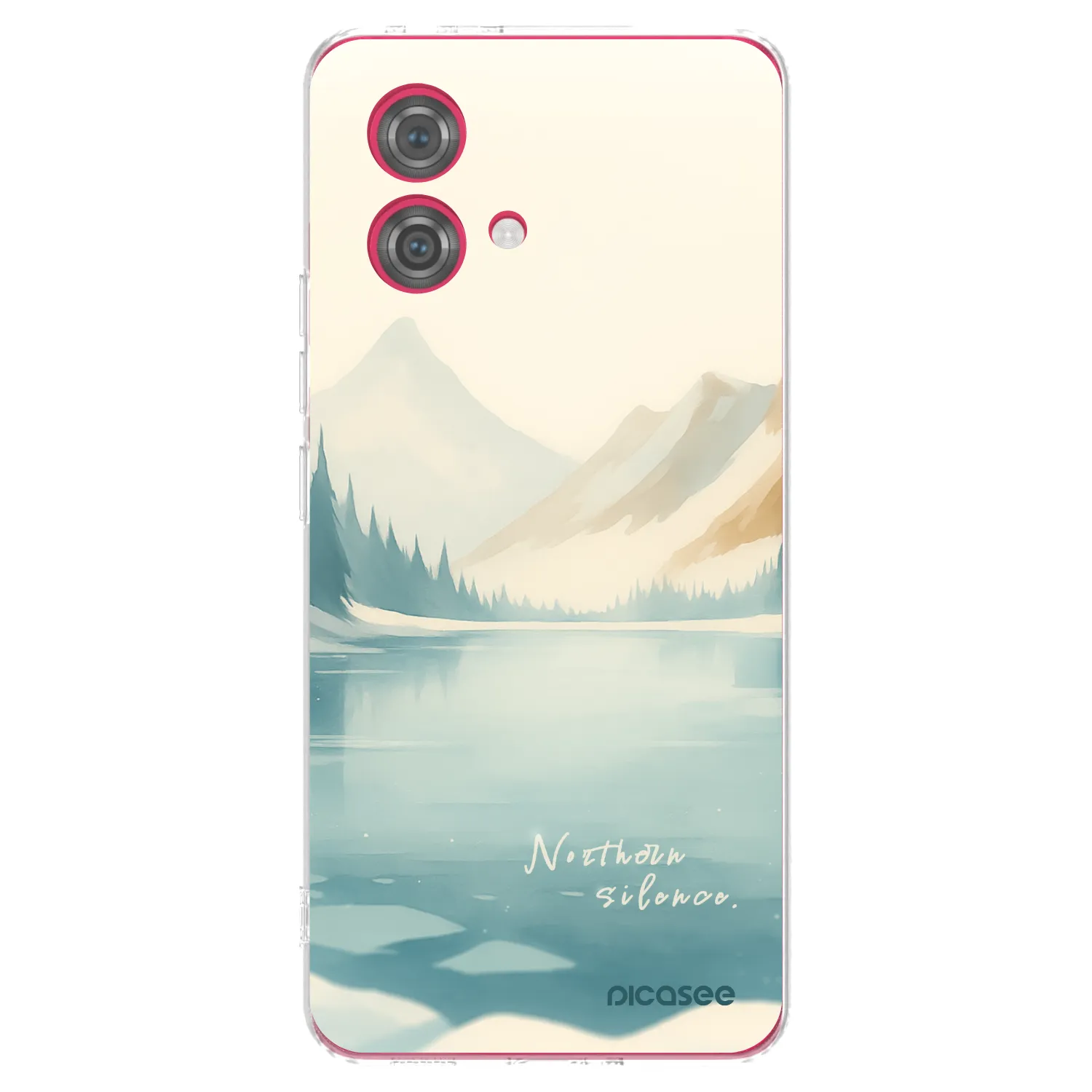 Picasee silikonowe przeźroczyste etui na Motorola Moto G84 5G - NOTHERN SILENCE