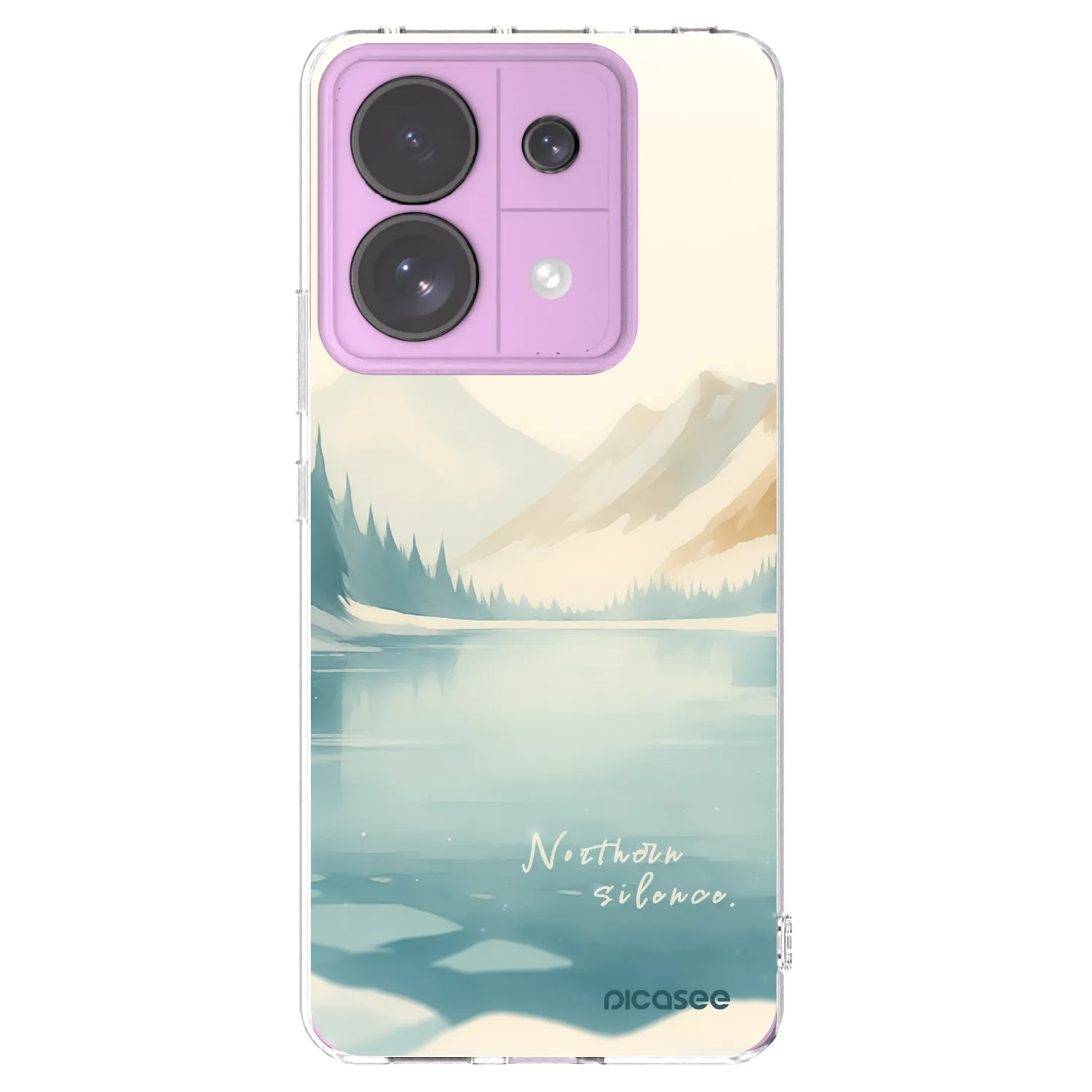 Picasee silikonowe przeźroczyste etui na Xiaomi Redmi Note 13 Pro 5G - NOTHERN SILENCE