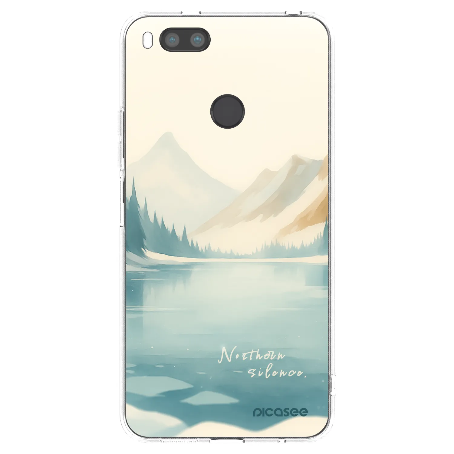 Picasee silikonowe przeźroczyste etui na Xiaomi Mi A1 Global - NOTHERN SILENCE
