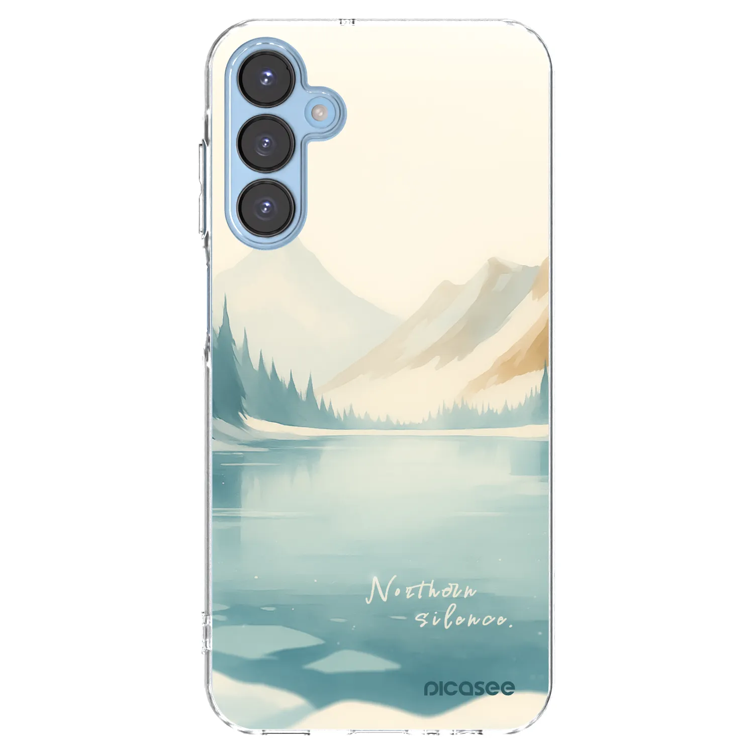 Picasee silikonowe przeźroczyste etui na Samsung Galaxy A15 A156B 5G - NOTHERN SILENCE