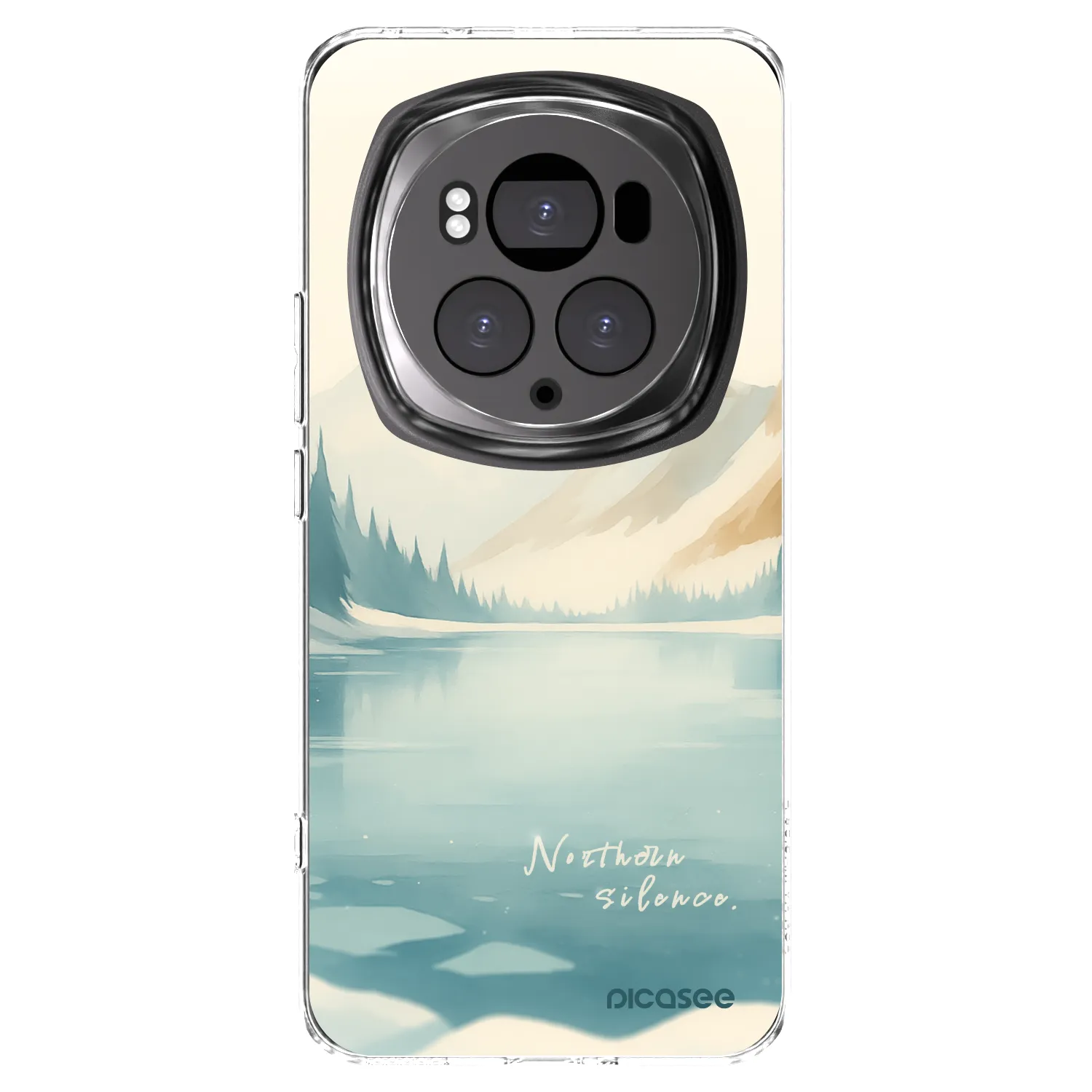 Picasee silikonowe przeźroczyste etui na Honor Magic6 Pro - NOTHERN SILENCE