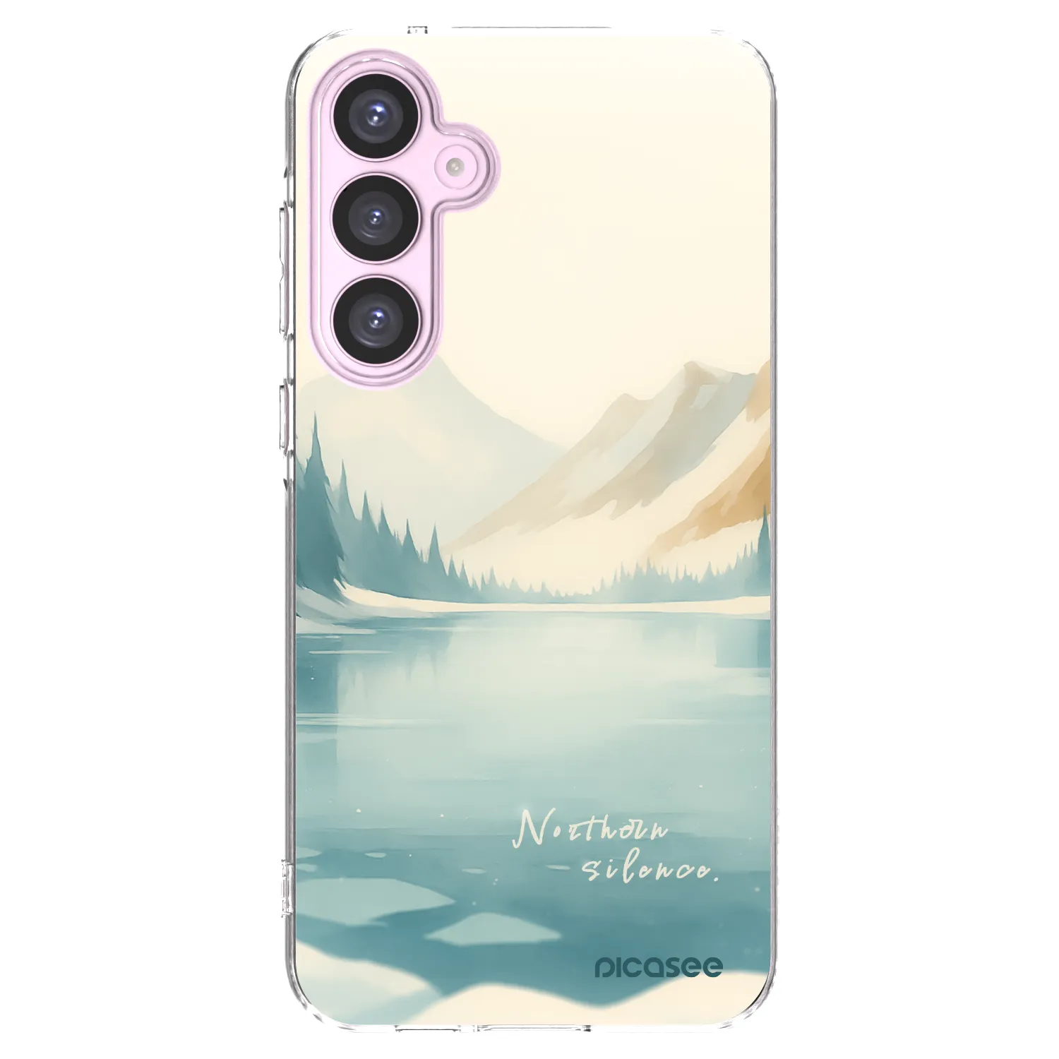 Picasee silikonowe przeźroczyste etui na Samsung Galaxy A55 5G A556B - NOTHERN SILENCE