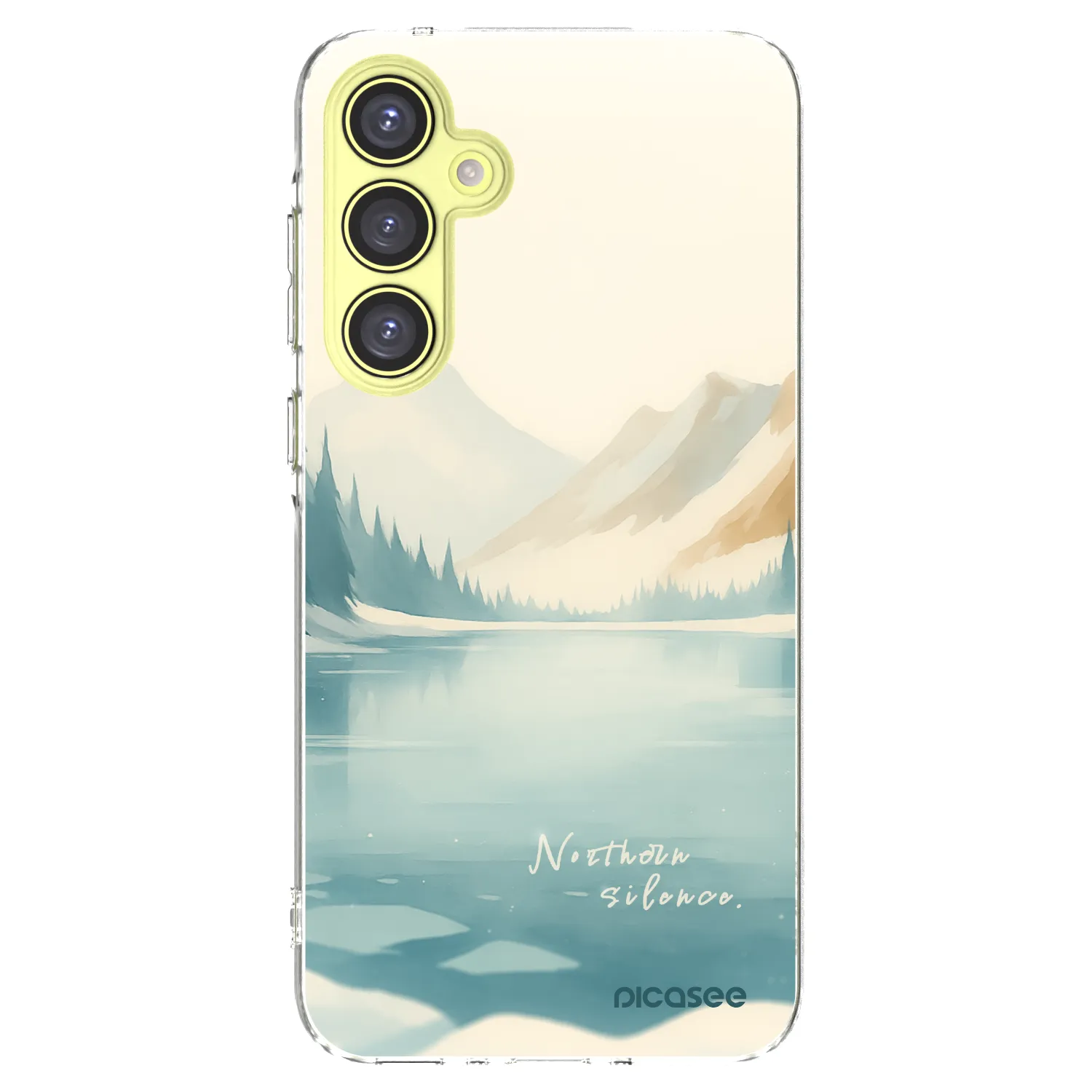 Picasee silikonowe przeźroczyste etui na Samsung Galaxy A35 5G A356B - NOTHERN SILENCE